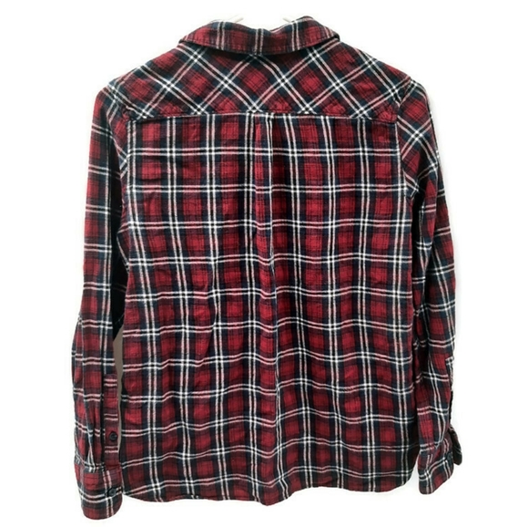 WOOLRICH flannel plaid button down medium - Picture 2 of 5